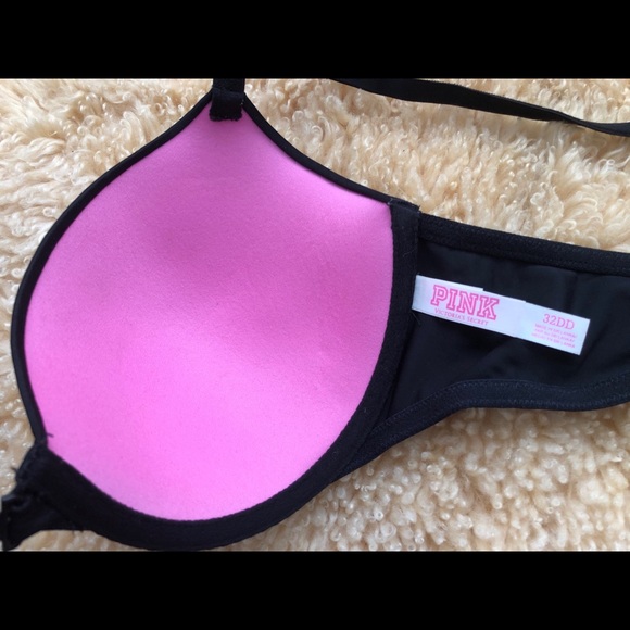a EUC Victorias PINK 32DD Push-Up PINK Front Close - Picture 3 of 3